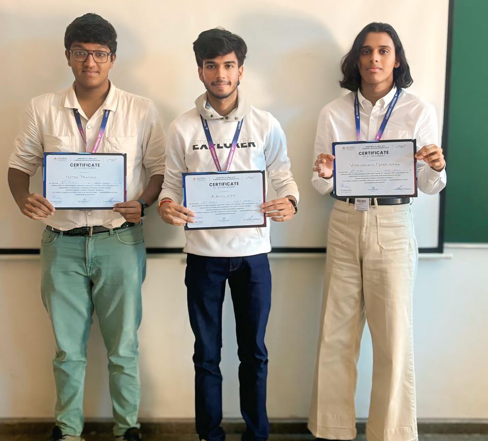 Mr. Abhilash Jha, Mr. Nitin Pranav S. and Mr. Vishwanath Nagalapura