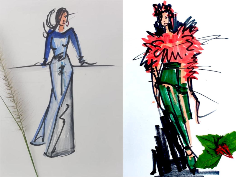 “Why draw slow when fashion moves fast?”