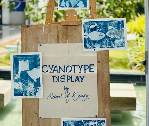 The school of design conducts CYNOTYPE workshop