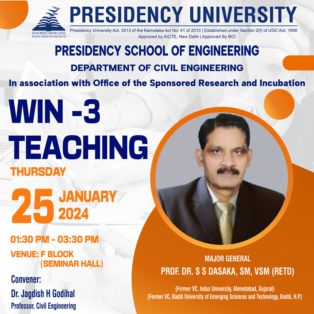 Expert talk on 'Win -3 Teaching'