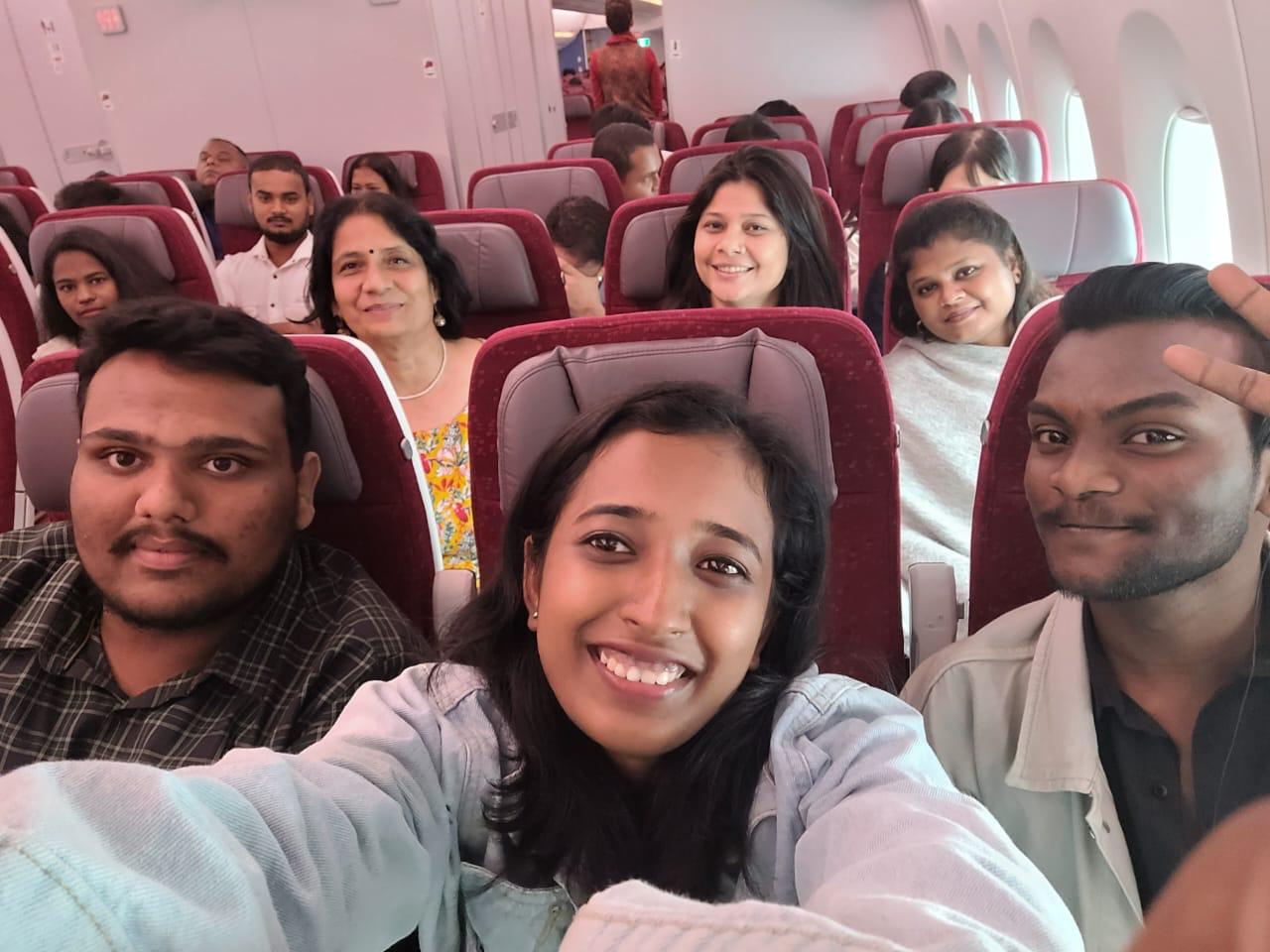 Aviation students receive training at 35000 feet