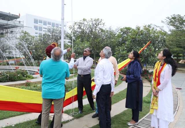 Kannada Rajyotsava celebrations at Presidency University 