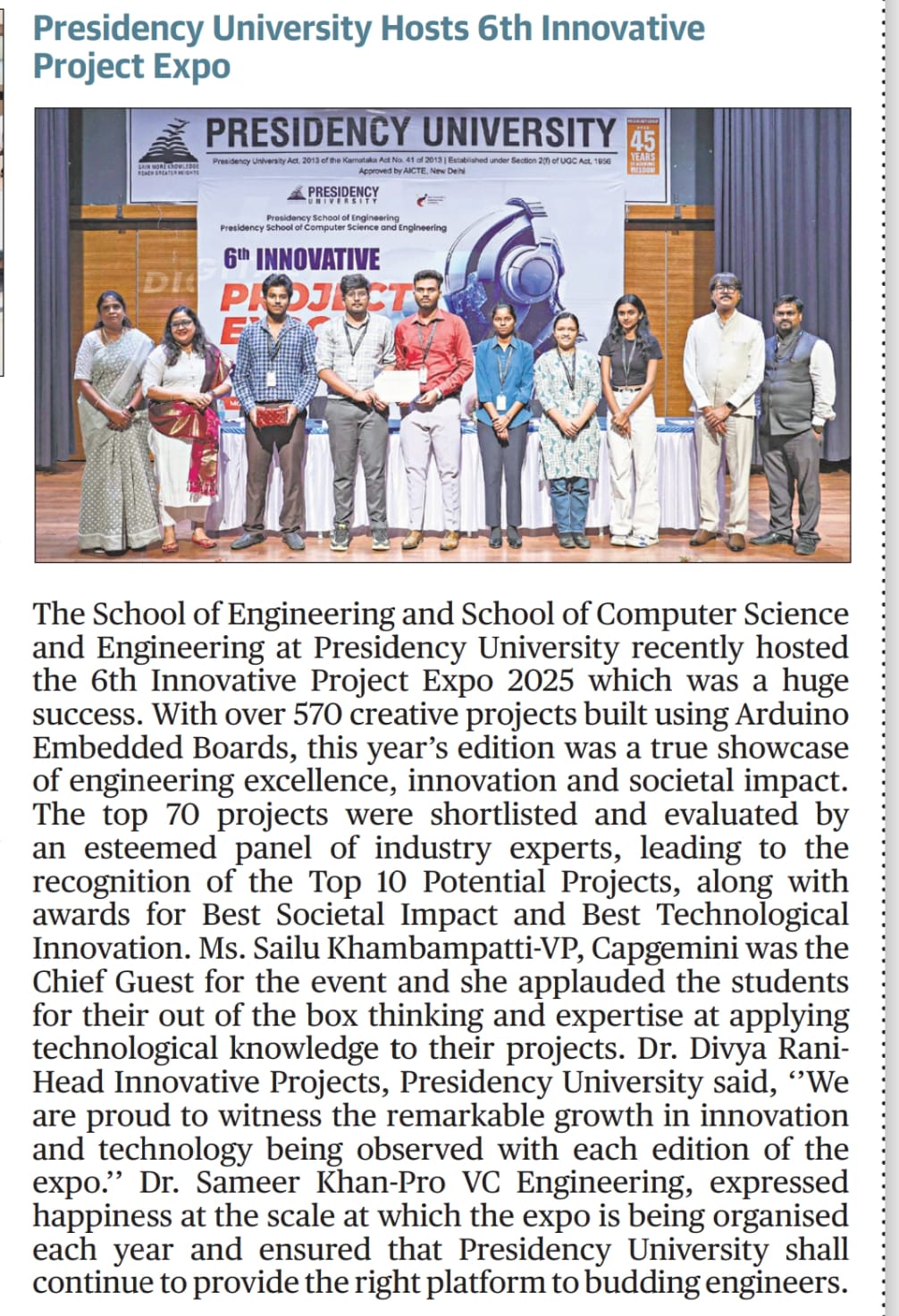Innovative Project Expo