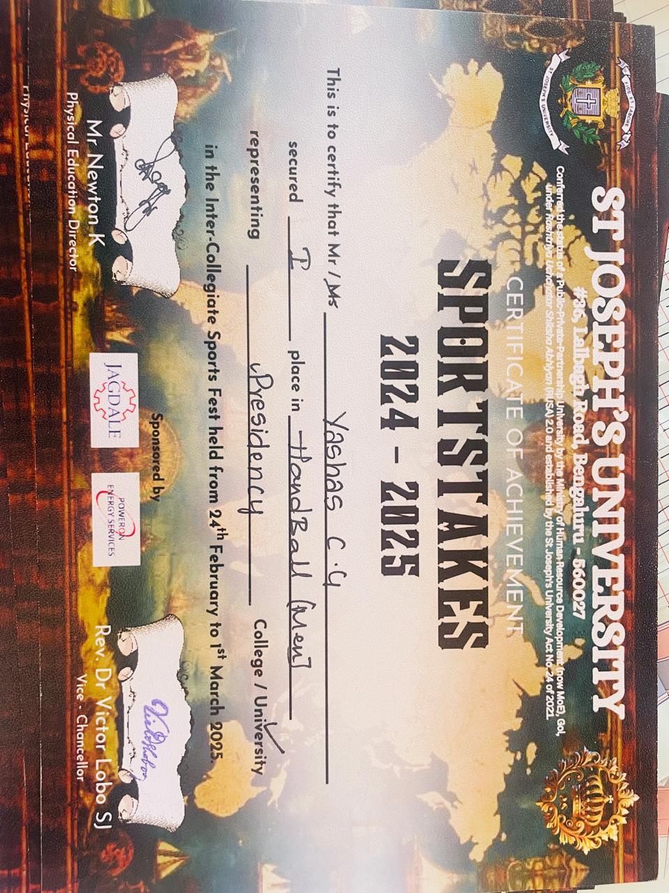 ACADEMIC ACHIEVEMENTS