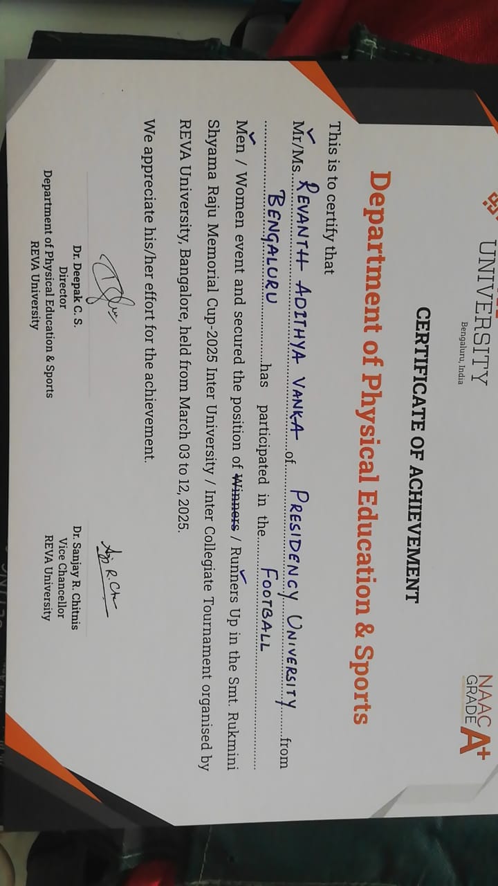 ACADEMIC ACHIEVEMENTS