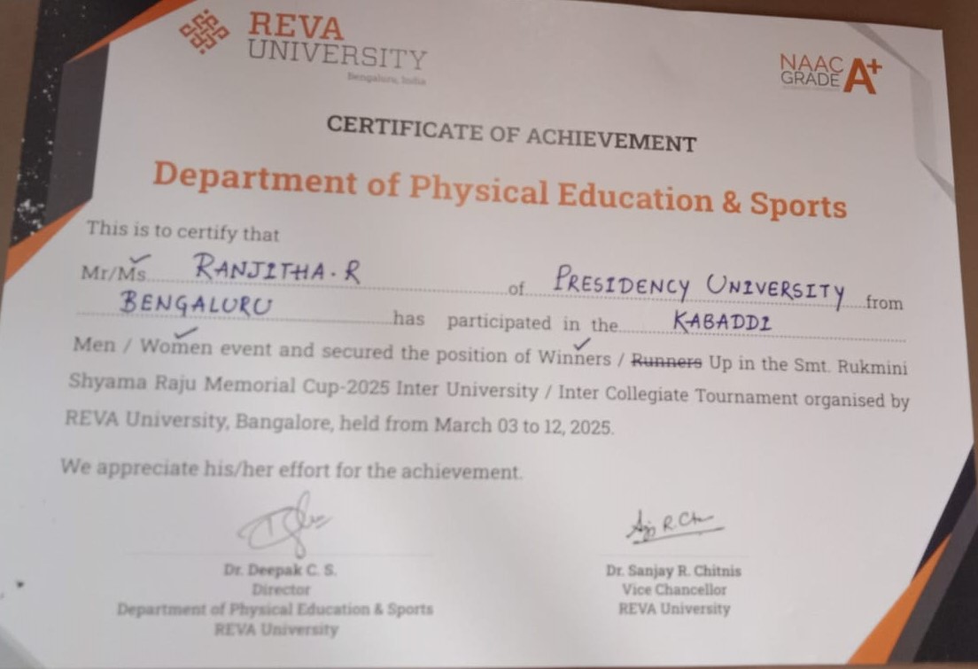 ACADEMIC ACHIEVEMENTS