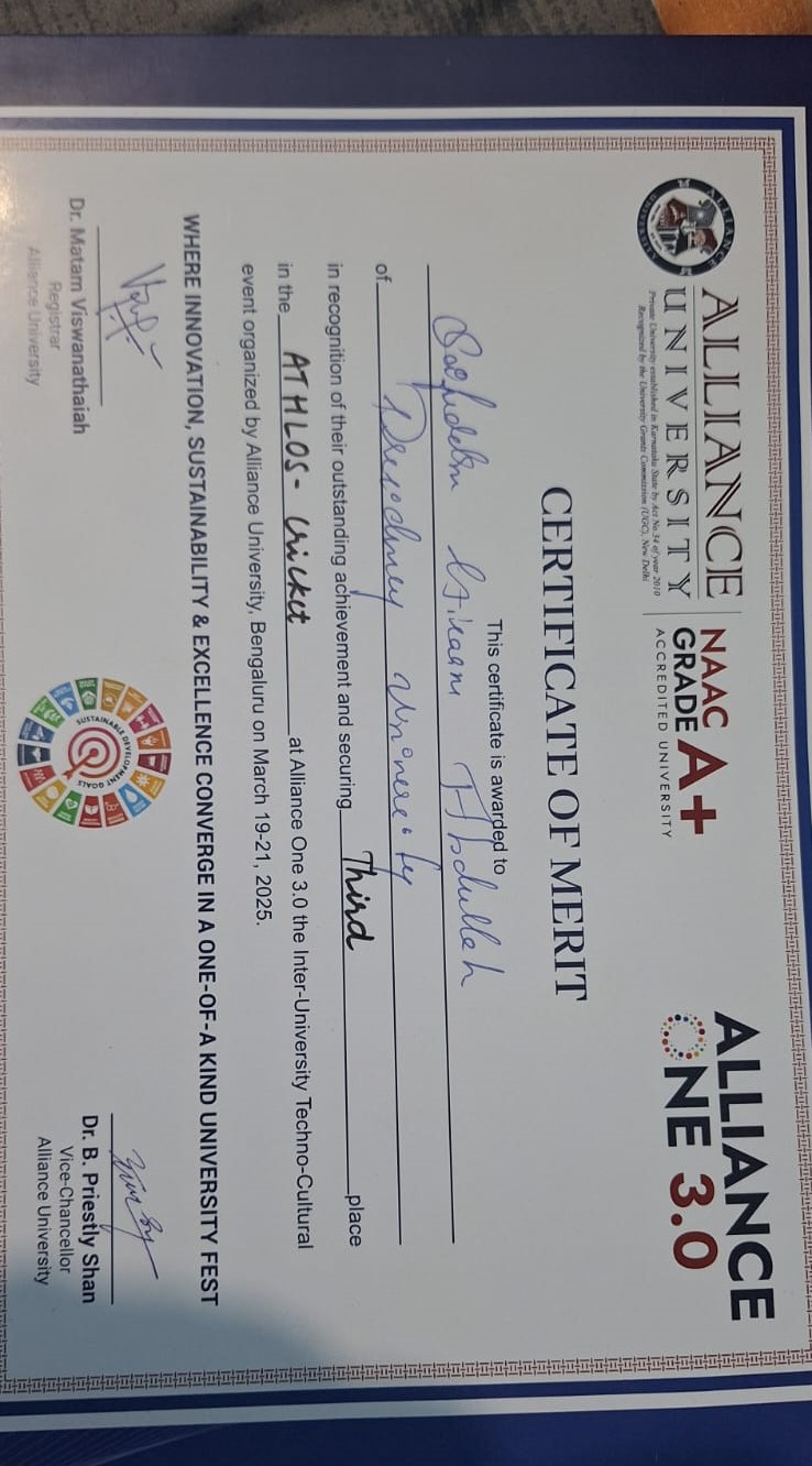 ACADEMIC ACHIEVEMENTS