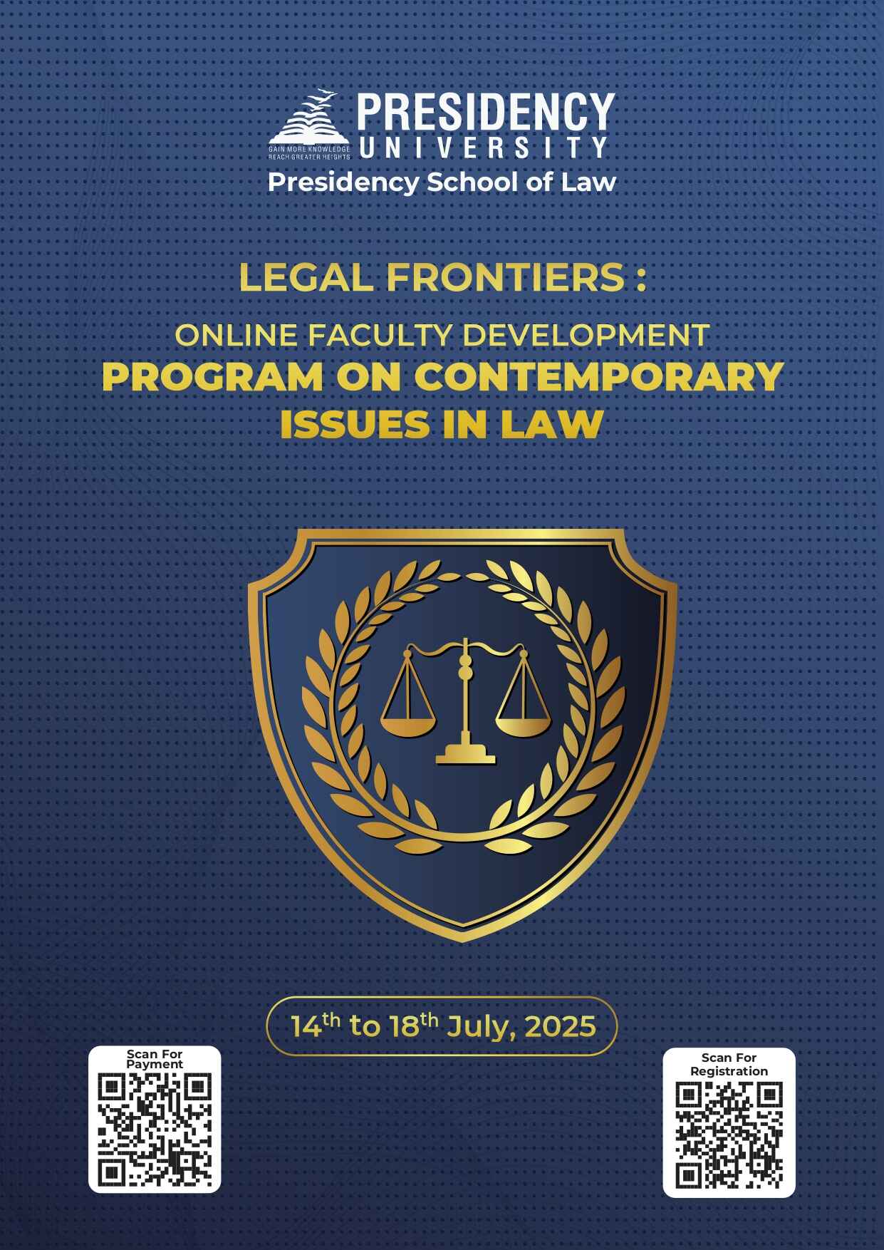 Law FDP on Contemporary Challenges and Interdisciplinary Approaches in Legal Education and Research
