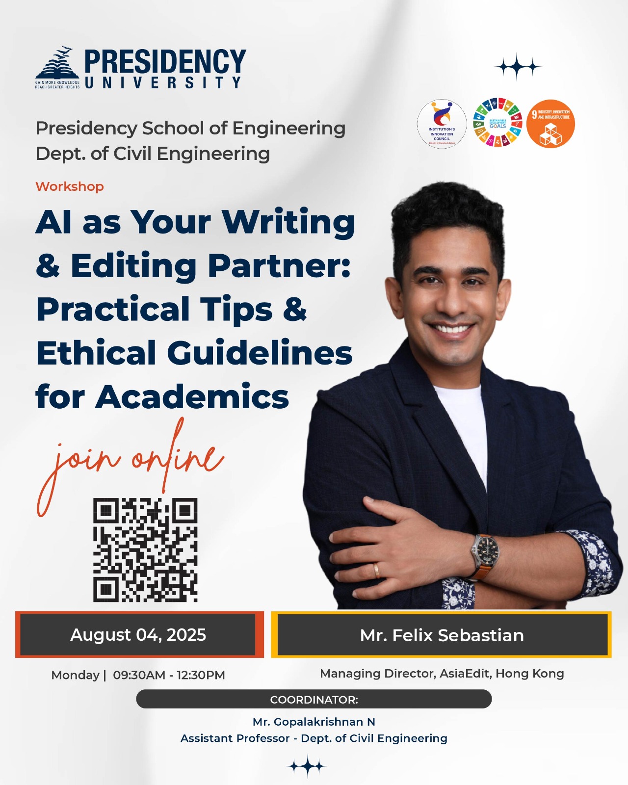 AI in Academic Writing: Workshop by Felix Sebastian