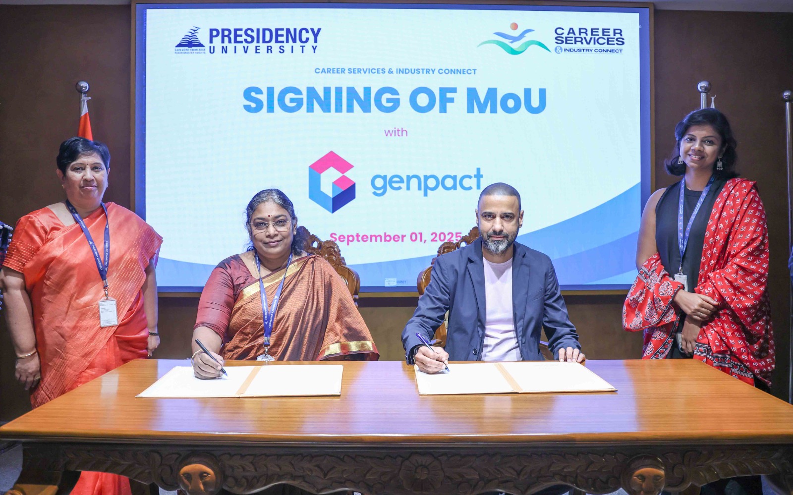 Genpact Signs MoU with Presidency University – 1st September 2025