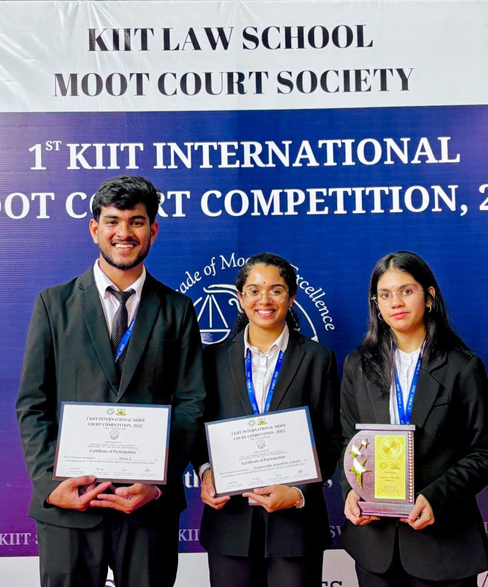 Presidency Law Students in Top 4 at KIIT Moot Court 2025