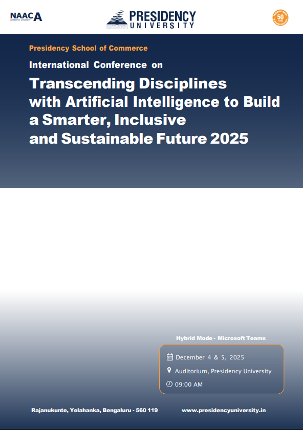 International Conference on Transcending Disciplines with Artificial Intelligence