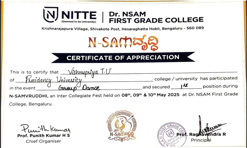 ACADEMIC ACHIEVEMENTS