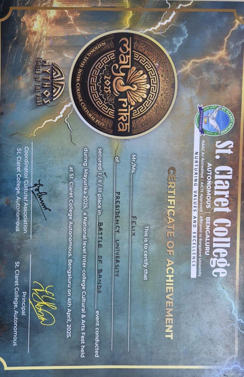 ACADEMIC ACHIEVEMENTS