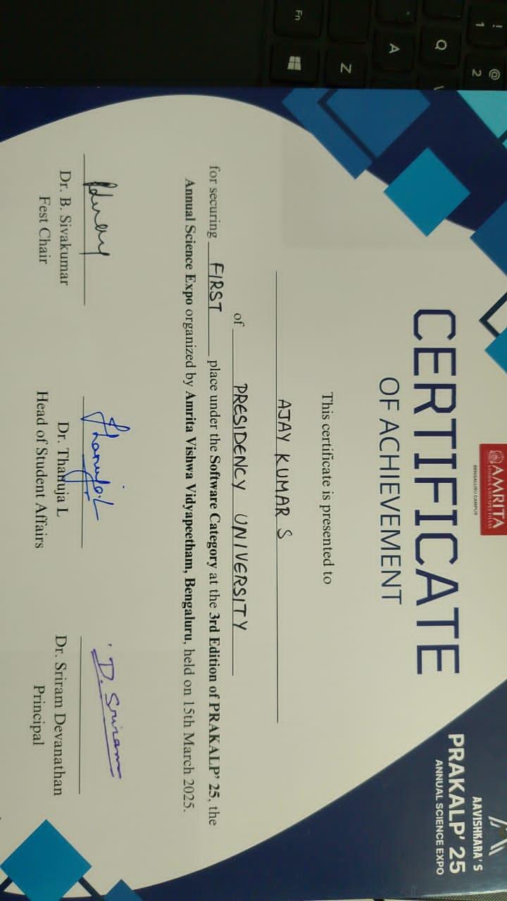 ACADEMIC ACHIEVEMENTS