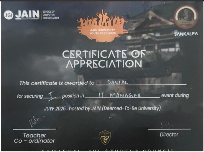 ACADEMIC ACHIEVEMENTS