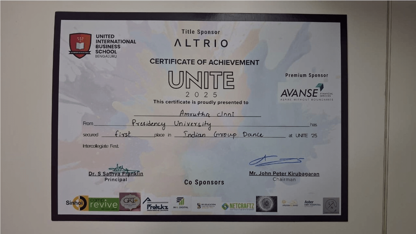 ACADEMIC ACHIEVEMENTS