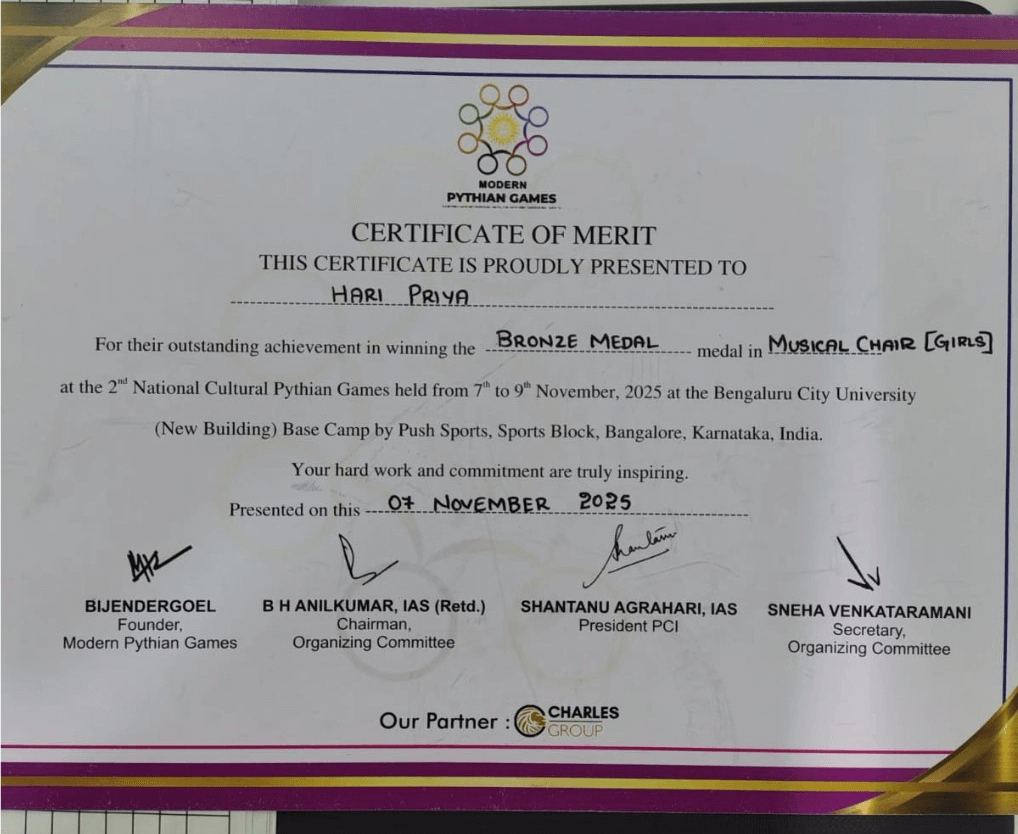 ACADEMIC ACHIEVEMENTS