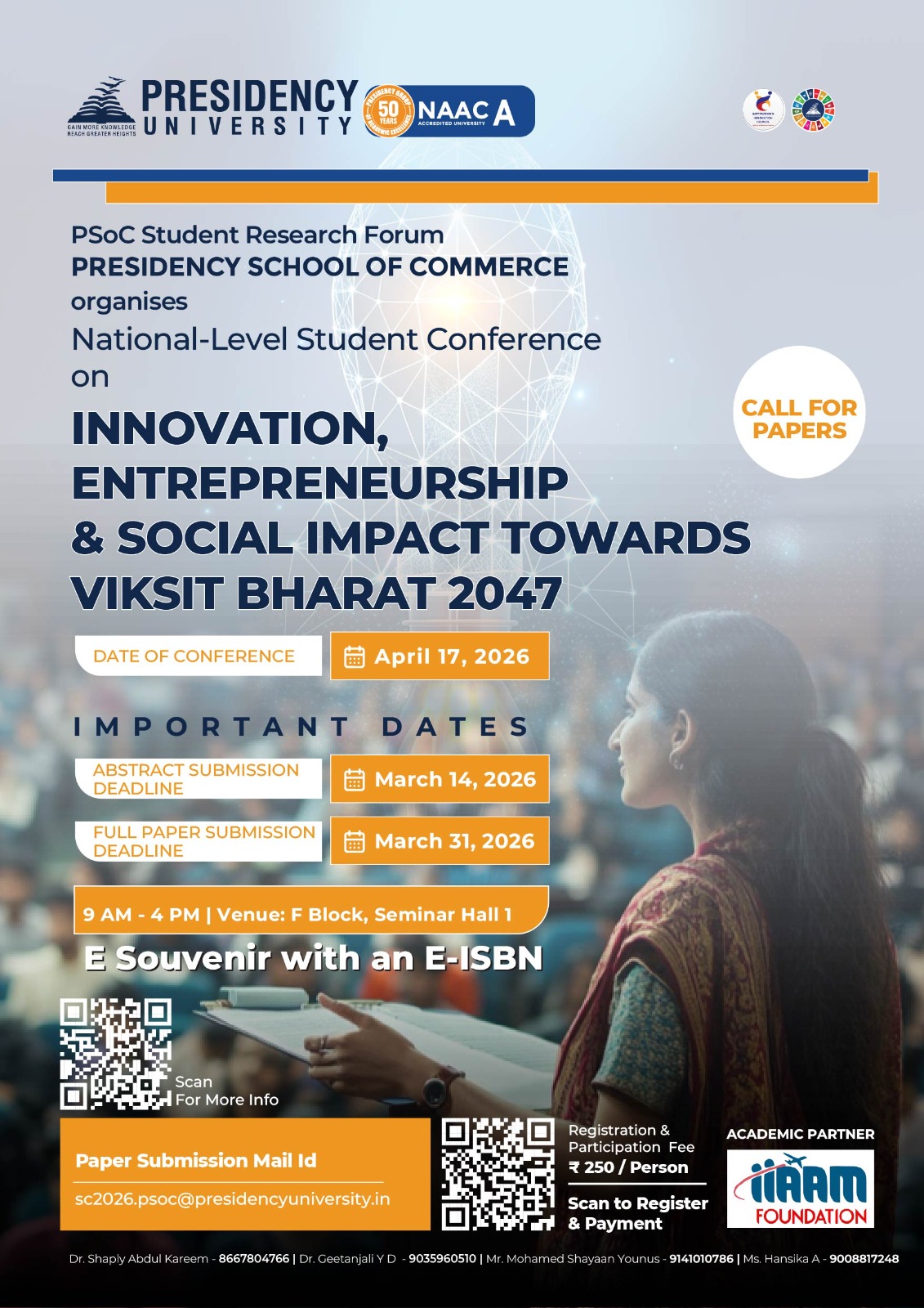 National-Level Student Conference on Innovation, Entrepreneurship & Social Impact