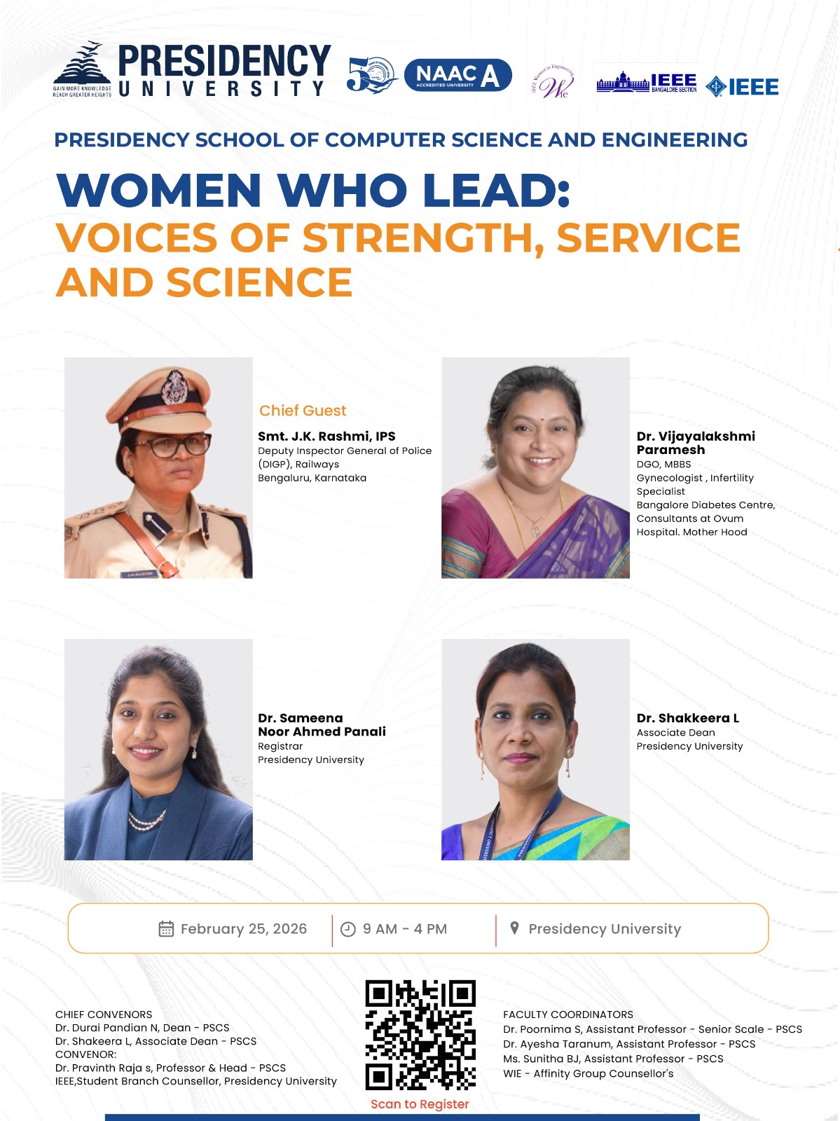 Women Who Lead: Voices of Strength, Service & Science