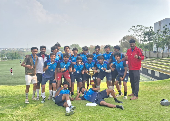Presidency Football Team Secures 2nd Runners-Up at Inter-College Fest