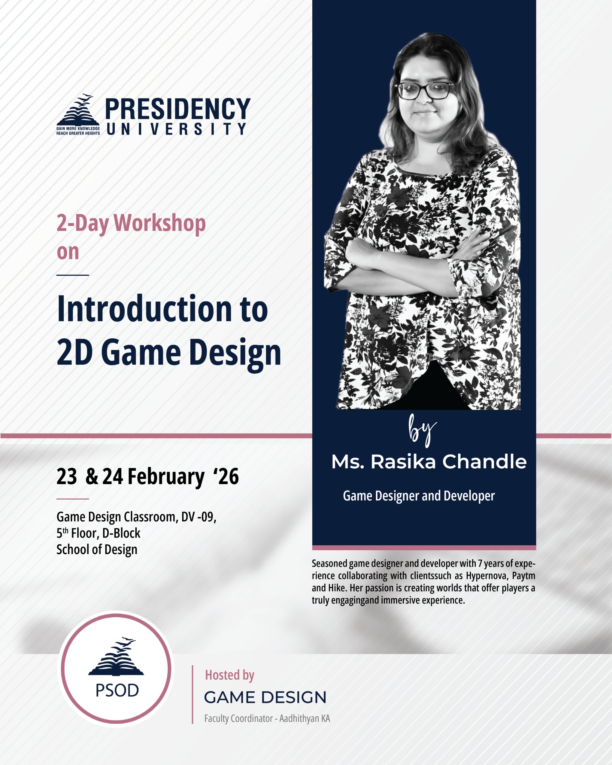SOD Workshop on Strengthening Foundations in 2D Game Design