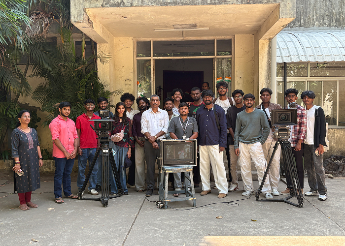 SOD Industrial Visit to L.V. Prasad Production House Enriches Film Learning
