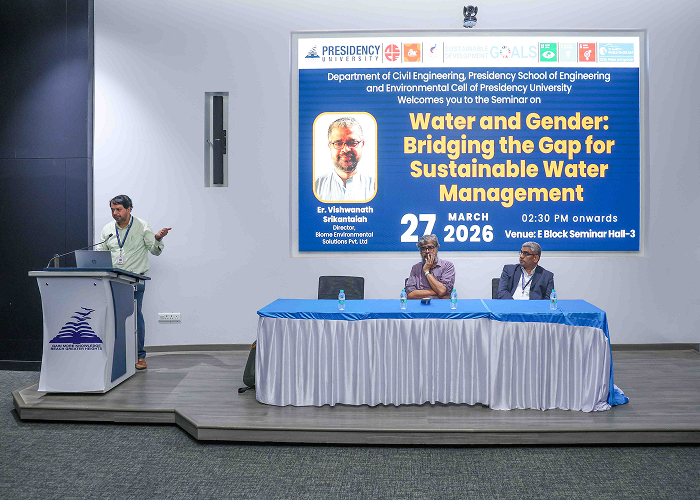 Dept of Civil Engg. Hosts World Water Day Seminar on Water and Gender