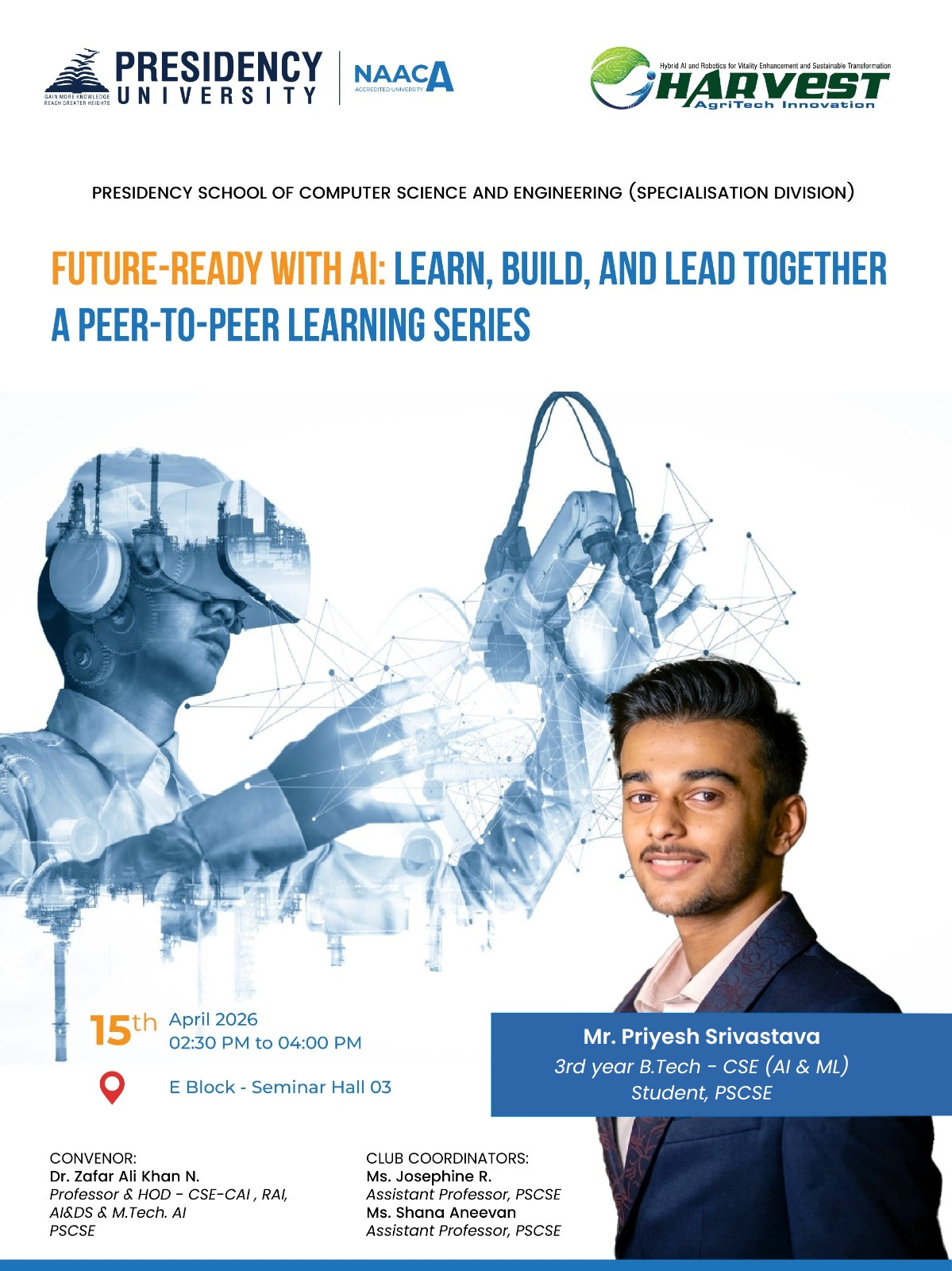 PSOCSE Hosts Peer-to-Peer Session on Future-Ready AI Learning