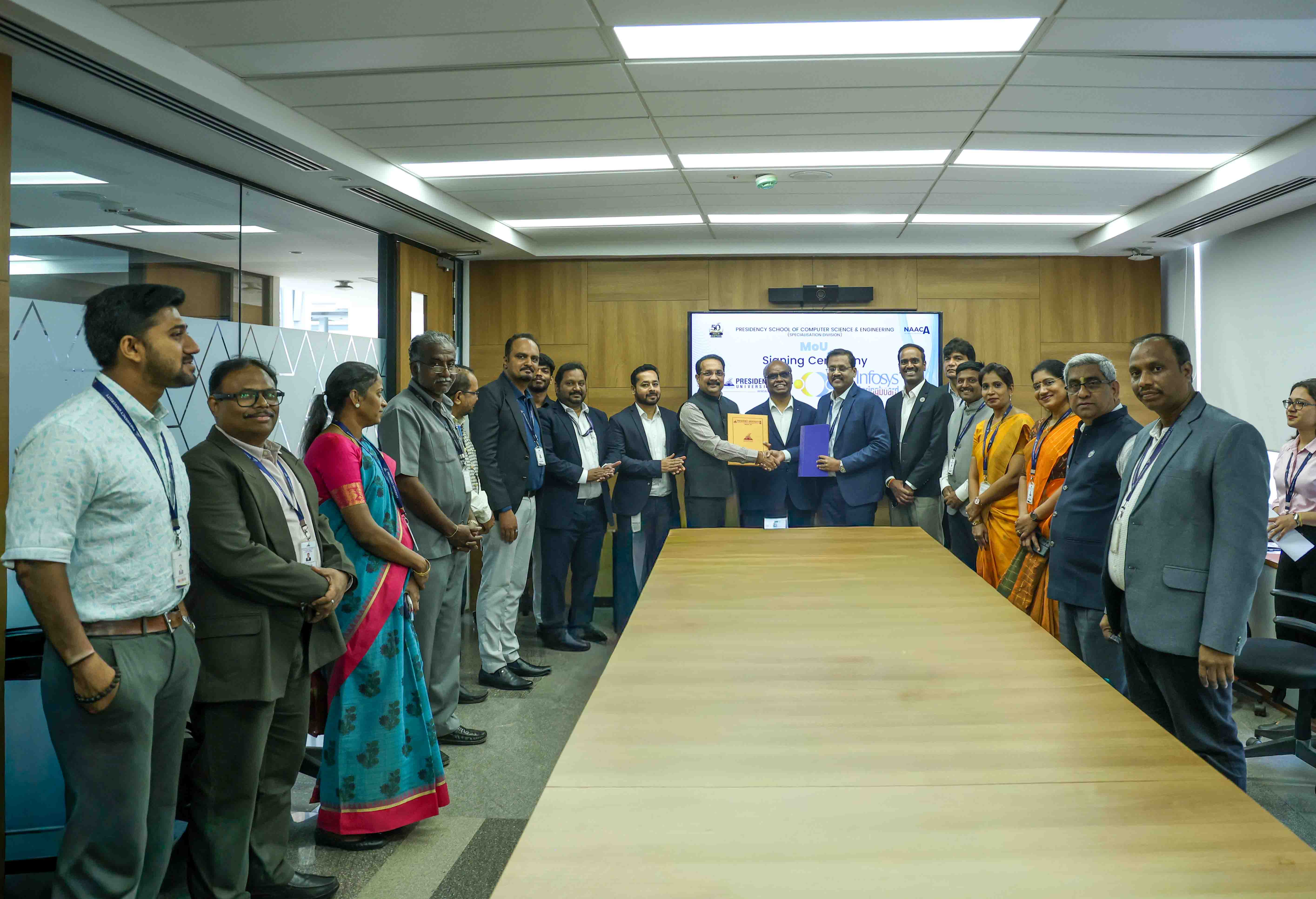 PSOCSE Signs MoU with Infosys Springboard to Boost Industry Collaboration