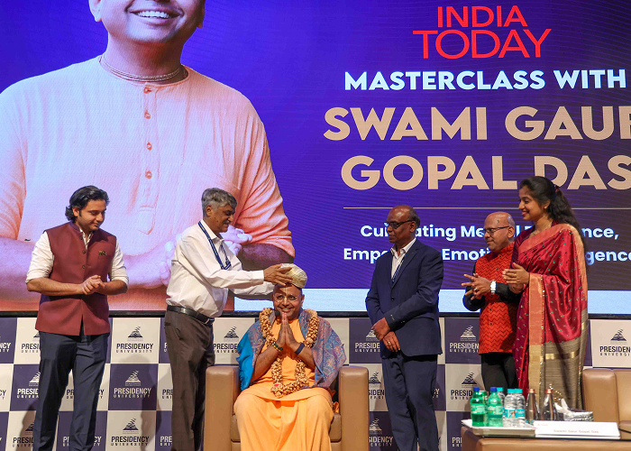 SOM Hosts Mindful Living Masterclass with Swami Gaur Gopal Das