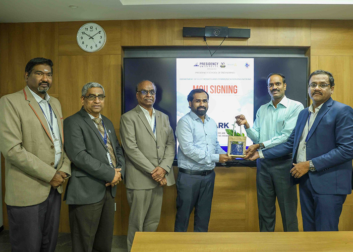 Dept of Electronics and Communication Engineering Signs MoU with ARK Infosolutions