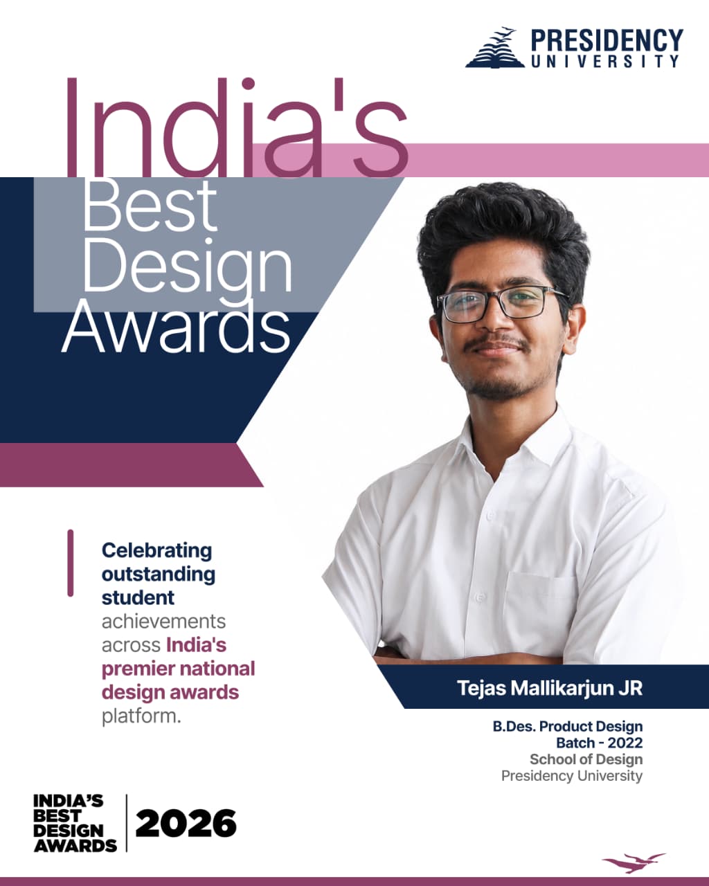 SOD: School of Design Student Wins at India’s Best Design Awards 2026
