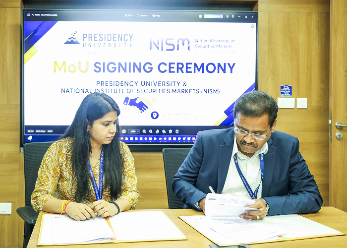 SOM Signs MoU with NISM to Strengthen Industry–Academia Collaboration