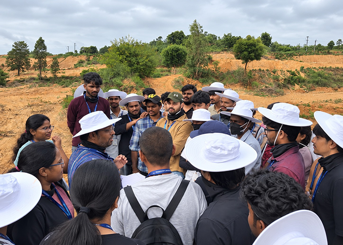 Dept of Civil Engg Conducts Extensive Survey Project at SS Ghati