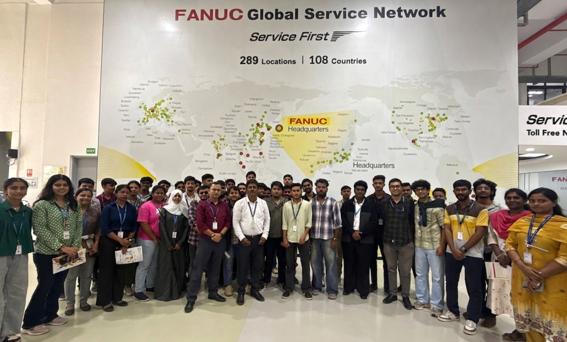 Dept of Mechanical Engg. Organises Industrial Visit to FANUC India