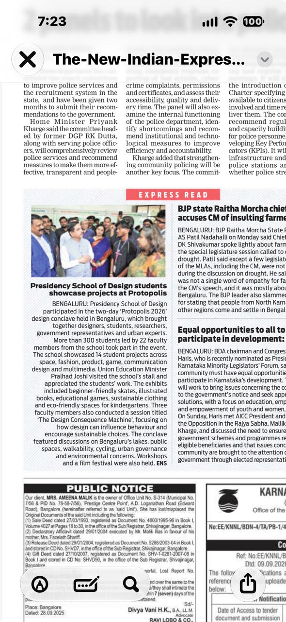 PSOD @ Bangalore Design Week