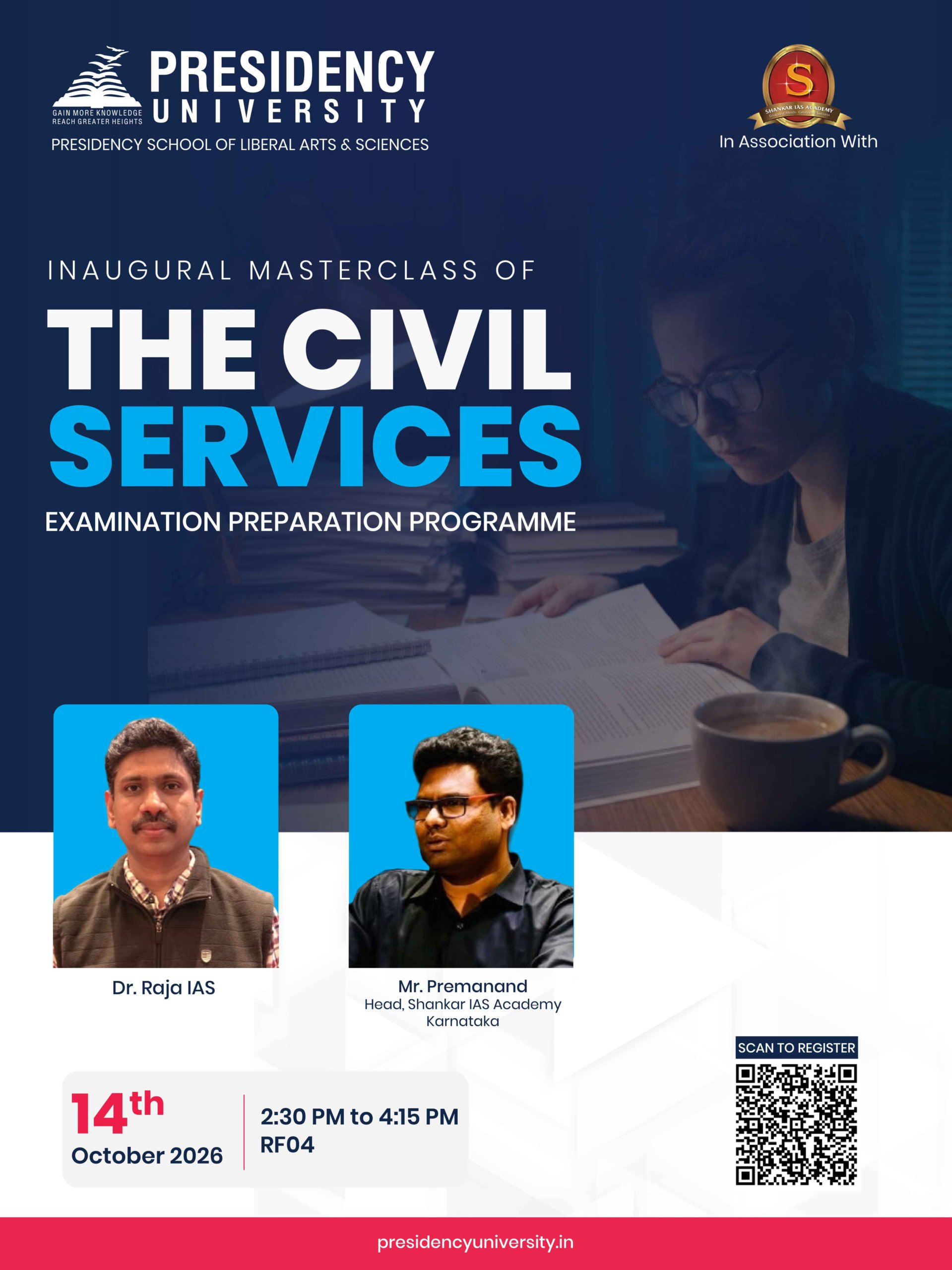 SOLAS to Host Inaugural Masterclass on Civil Services Examination Preparation