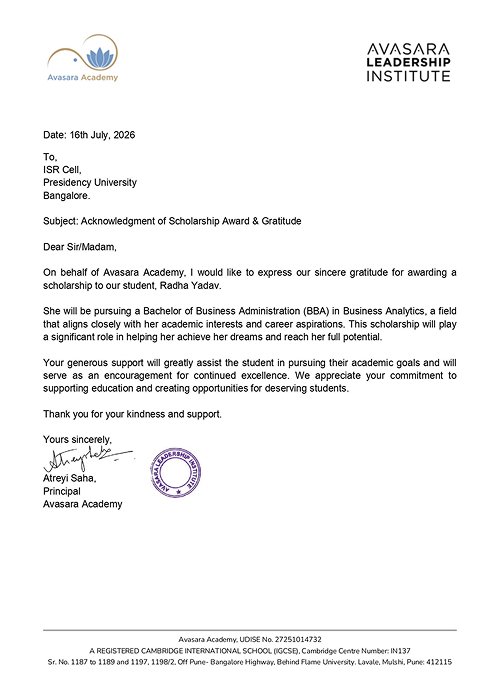 ACADEMIC ACHIEVEMENTS