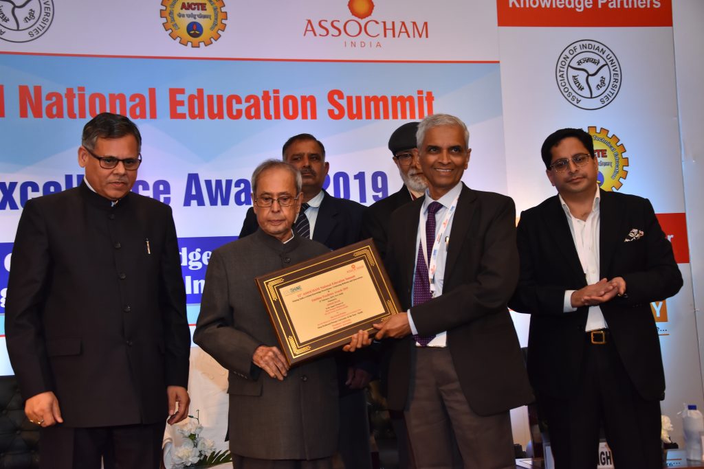 Assocham award By president of india
